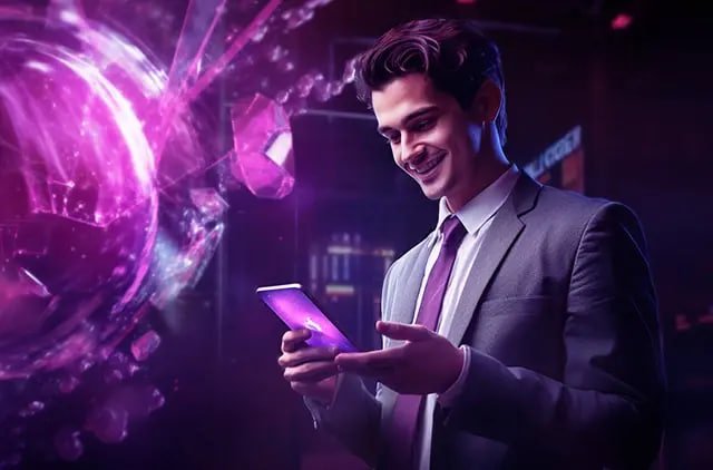 Navigasi pengguna pada layar mobile